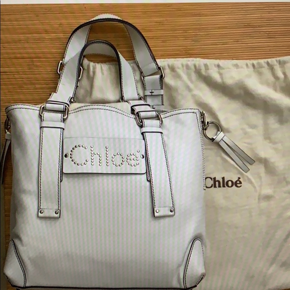 Chloé leather tote/ satchel